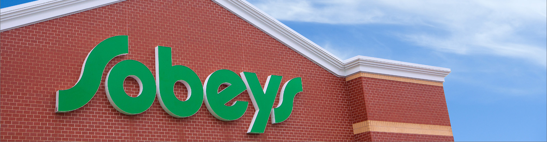 Le signe Sobeys sur une magasin